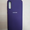 Силиконовая накладка для Samsung Galaxy A70 (Фиолетовая)