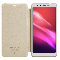  Чехол-книжка Nillkin Sparkle для Xiaomi Redmi 5 (Золотая)