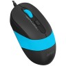 Проводная мышь A4Tech Fstyler FM10 USB оптическая Black/Blue (Черно-синяя)