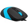 Проводная мышь A4Tech Fstyler FM10 USB оптическая Black/Blue (Черно-синяя)
