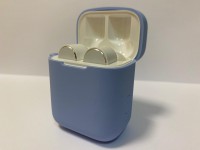 Силиконовый чехол для беспроводных наушников Xiaomi AirDots Pro (Blue) Голубой