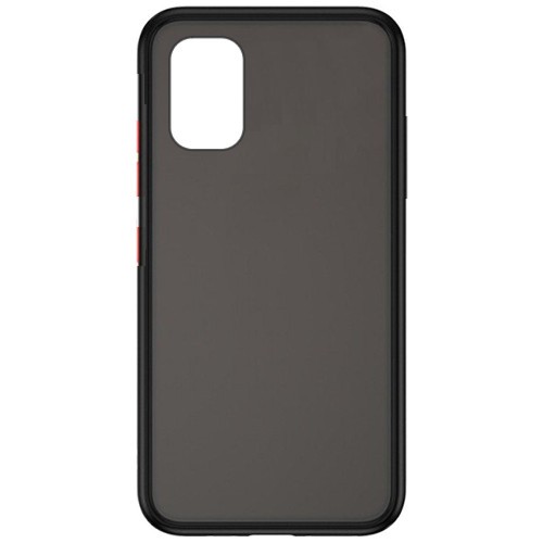 Силиконовая накладка для Samsung Galaxy A41 Skin Feeling (Черная рамка)