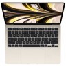 Ноутбук Apple MacBook Air 13" 2022 (Apple M2/13.6"/2560x1664/8Gb/256Gb SSD/Apple Graphics 10-core/macOS) Starlight (Сияющая звезда) MLY13RU/A