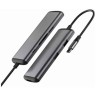 Многофункциональная док-станция картридер Xiaomi HAGiBiS USB Type-C UC39-PDMI Gray (Серый)