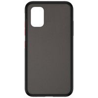 Силиконовая накладка для Samsung Galaxy A51 Skin Feeling (Черная рамка)