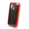 Силиконовая накладка для Samsung Galaxy M21 Skin Feeling (Красная рамка)