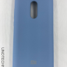 Чехол накладка с логотипом Mi для Xiaomi redmi 5 голубая