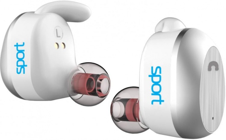 Наушники Elari NanoPods Sport (белый)