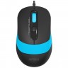 Комплект проводной A4Tech Fstyler F1010 USB Black/Blue (Черный/Голубой)