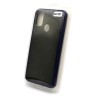 Силиконовая накладка для Samsung Galaxy M21 Skin Feeling (Синяя рамка)
