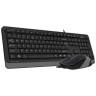 Комплект проводной A4Tech Fstyler F1010 USB Black/Grey (Черный/Серый)