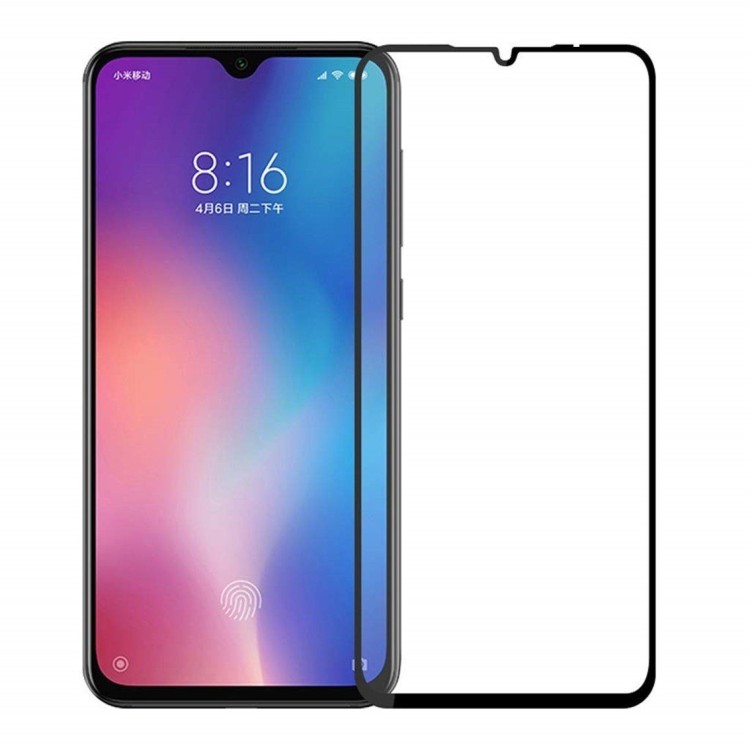 Защитное стекло для Xiaomi Mi 9 6D черное