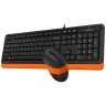 Комплект проводной A4Tech Fstyler F1010 USB Black/Orange (Черный/Оранжевый)