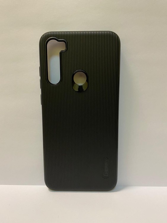 Силиконовая накладка для Xiaomi redmi Note 8T Cherry (Черная)