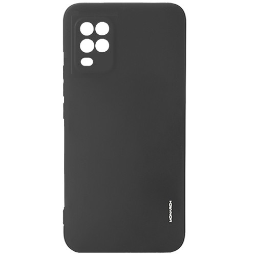 Силиконовая накладка для Xiaomi Mi 10 Lite Monarch Black (Черная)
