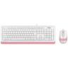 Комплект проводной A4Tech Fstyler F1010 USB White/Rose (Белый/Розовый)