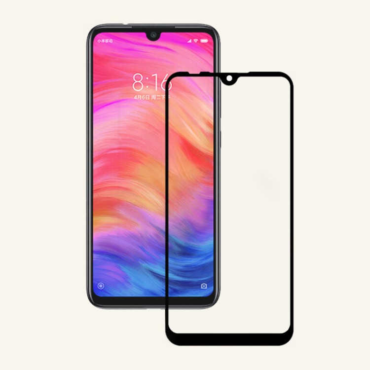 Защитное стекло для Xiaomi Redmi 8A 6D Черное
