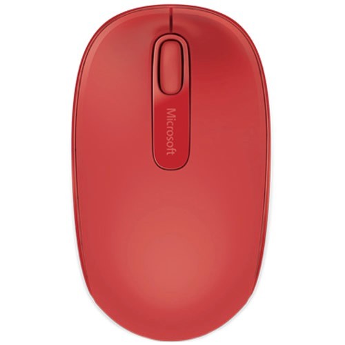 Беспроводная мышь Microsoft Mobile Mouse 1850 USB оптическая (U7Z-00034) Flame Red (Красная)