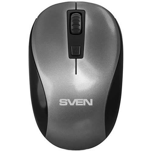 Беспроводная мышь SVEN RX-255W USB оптическая Grey (Серая)