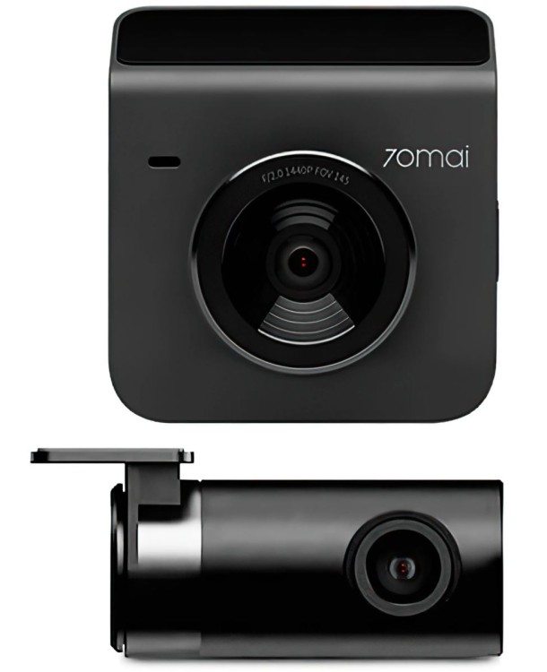 Видеорегистратор Xiaomi 70Mai Dash Cam A400+Rear Cam Set (с камерой заднего вида RC09) Black (Черный) Global Version 