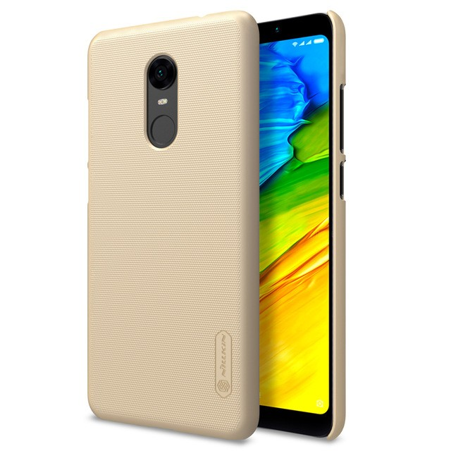 Nillkin Frosted Shield пластиковая накладка для Xiaomi redmi 5 Plus (золотая)
