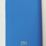 Силиконовая накладка с логотипом Mi для Xiaomi redmi Go (Синяя)