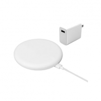 Беспроводное зарядное устройство Xiaomi Mi Wireless Charger 20W White (с блоком питания)