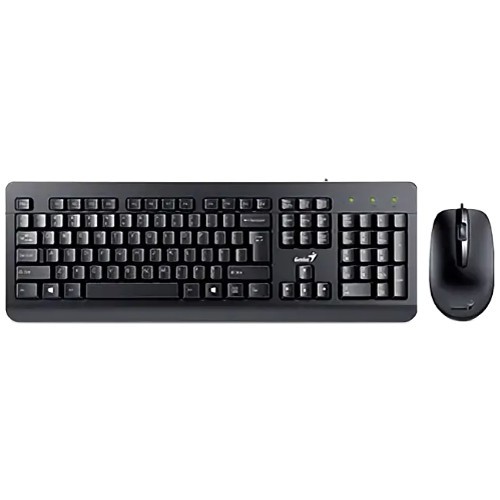 Комплект проводной Genius KM-160 USB Black (Черный)