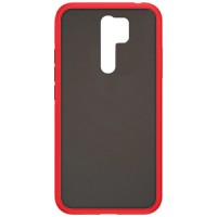 Силиконовая накладка для Xiaomi Redmi 9 Skin Feeling (Красная рамка)