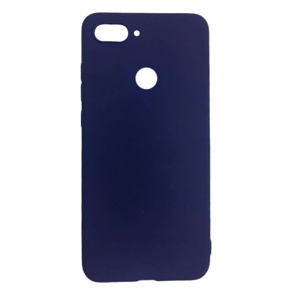 Чехол накладка Monarch для Xiaomi Mi8 Lite (Темно-синяя)