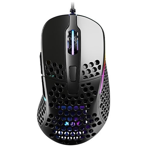 Проводная мышь Xtrfy M4 RGB USB оптическая Black (Черная)