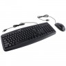 Комплект проводной Genius KM-200 USB Black (Черный)