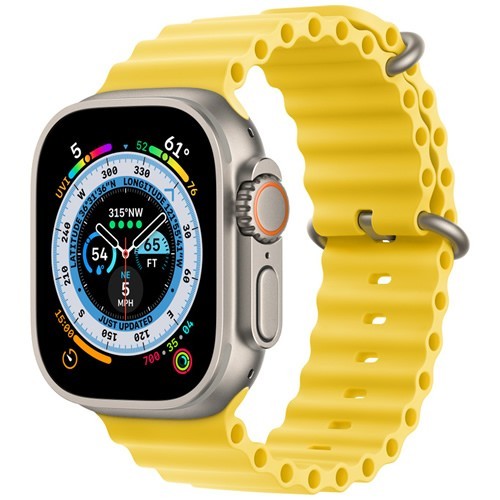 Умные часы Apple Watch Ultra 49 мм Titanium Case Yellow Ocean Band