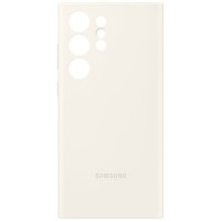 Клип-кейс Silicone Case для Samsung Galaxy S23 Ultra (Кремовый)