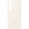 Клип-кейс Silicone Case для Samsung Galaxy S23 Ultra (Кремовый)