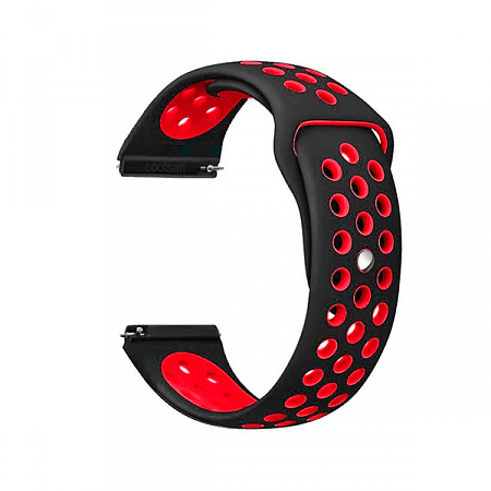 Сменный браслет Amazfit Bip Sport (Черный с красным)