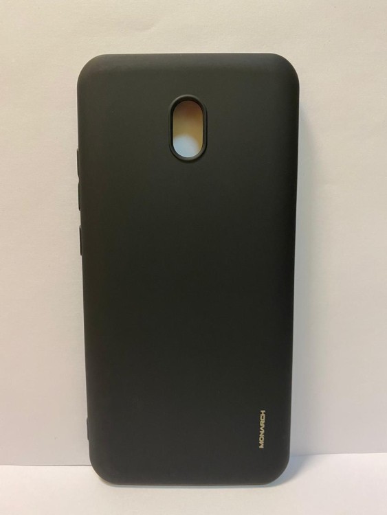 Силиконовая накладка для xiaomi redmi 8А (Черная) MONARCH