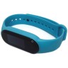 Силиконовый браслет для Xiaomi Mi Band 5 (Голубой)