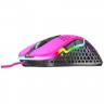 Проводная мышь Xtrfy M4 RGB USB оптическая Pink (Розовая)