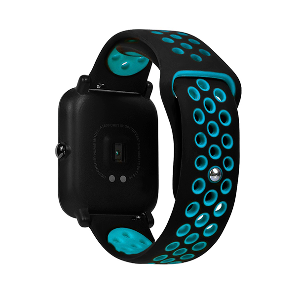 Сменный браслет Amazfit Bip Sport (Черный с синим)