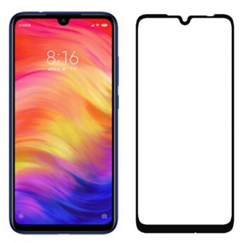 Защитное стекло для Xiaomi Redmi Note 7 6D Черное