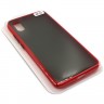 Силиконовая накладка для Xiaomi Redmi 9A Skin Feeling (Красная рамка)