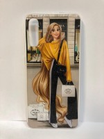 Силиконовая накладка для Samsung Galaxy A50 Цветная (Винил)