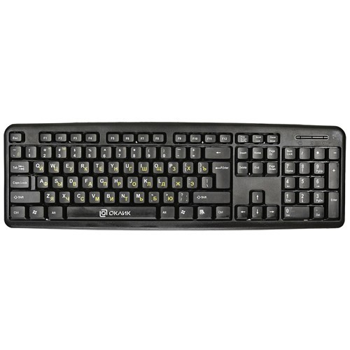 Клавиатура Oklick 130M USB Black (Черный) EAC