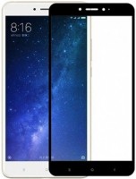 Защитное стекло 2D для Xiaomi Mi Max 2 черное