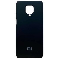 Силиконовая накладка для Xiaomi Redmi Note 9S Black (Черная)