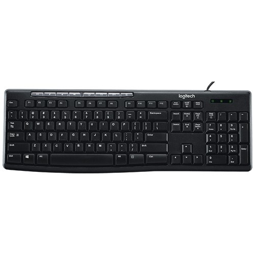 Клавиатура Logitech K200 Keyboard USB Black (Черная)