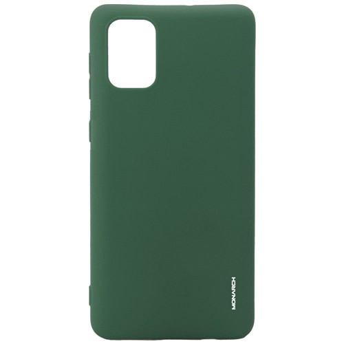 Силиконовая накладка для Samsung Galaxy A31 Monarch Green (Зеленая)