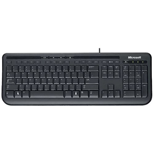 Клавиатура Microsoft Wired Keyboard 600 (ANB-00018) USB Black (Черная)