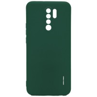 Силиконовая накладка для Xiaomi Redmi 9 Monarch Green (Зеленая)